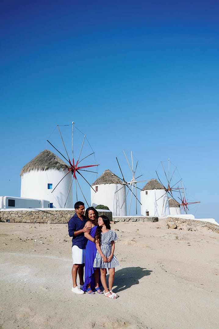 Mykonos Family Photoshoot